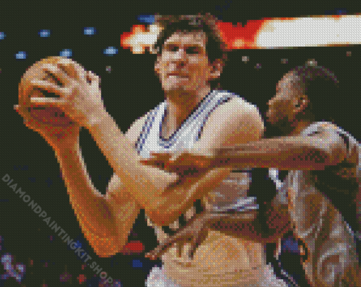 Boban Marjanovic Playing Basketball Diamond Painting