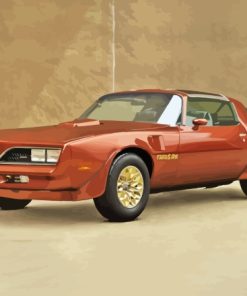 Brown 78 Firebird Trans Diamond Painting