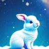 Bunny In Snow Diamond Painting