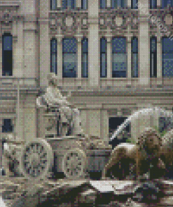 Cibeles Fountain Diamond Painting