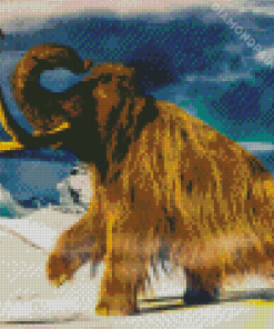 Wolly Mammoth Diamond Painting