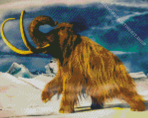 Wolly Mammoth Diamond Painting