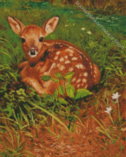 Resting Deer Diamond Painting