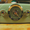 Green Radio Vintage Diamond Painting