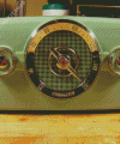 Green Radio Vintage Diamond Painting