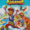 Game Subway Surfers Poster Diamond Painting