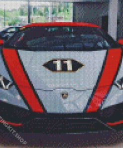 Gray Lamborghini Huracan Evo Gt Sport Car Diamond Painting