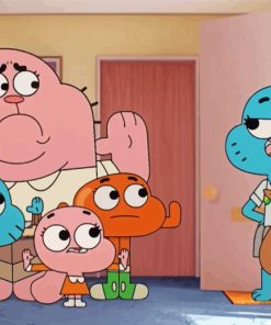 Gumball Family Diamond Painting