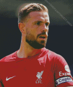 Jordan Henderson Liverpool Player Diamond Painting