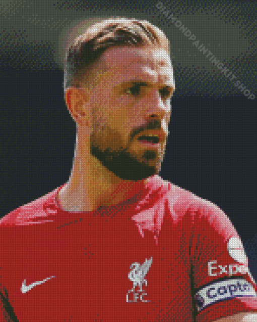 Jordan Henderson Liverpool Player Diamond Painting