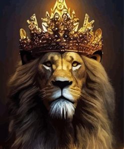 King Lion Diamond Painting