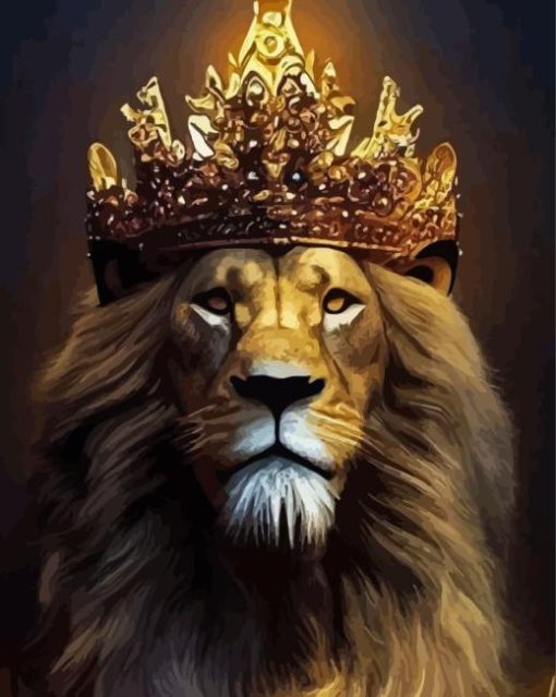 King Lion Diamond Painting