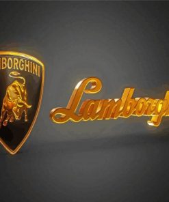 Lamborghini Logo Diamond Painting