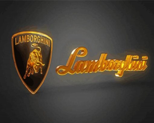 Lamborghini Logo Diamond Painting