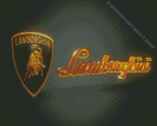 Lamborghini Logo Diamond Painting