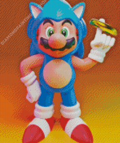 Mario Sonic Diamond Painting