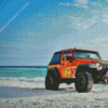 Jeep And Beach Diamond Painting