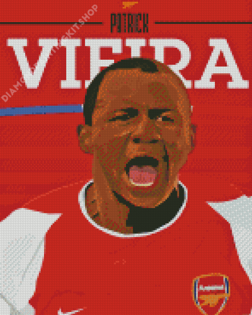 Patrick Vieira Football Player Diamond Painting