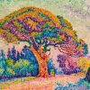 Pine Tree At St Tropez Diamond Painting