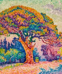 Pine Tree At St Tropez Diamond Painting