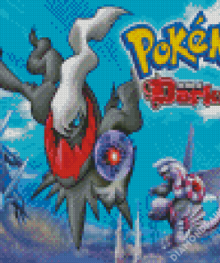 Pokemon The Rise Of Darkrai Movie Poster Diamond Painting