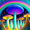 Psychedelic Mushroom Diamond Painting