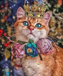 Queen Cat Diamond Painting