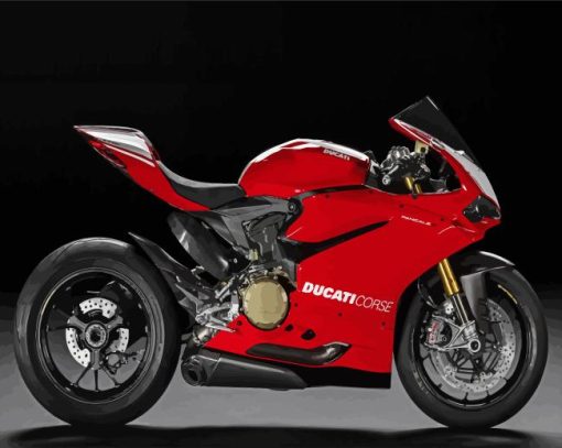 Red Superbike Diamond Painting