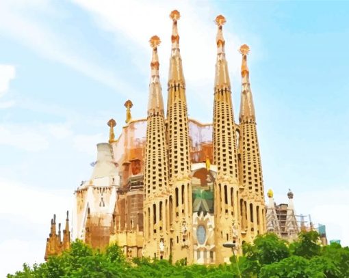 Sagrada Familia Basilica Diamond Painting