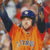 The American Baseball Player George Springer Diamond Painting