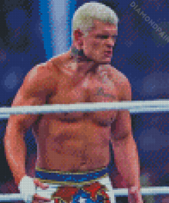 The American Wrestler Cody Rhodes Diamond Painting