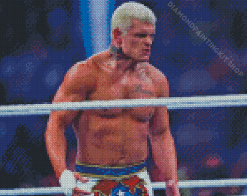 The American Wrestler Cody Rhodes Diamond Painting