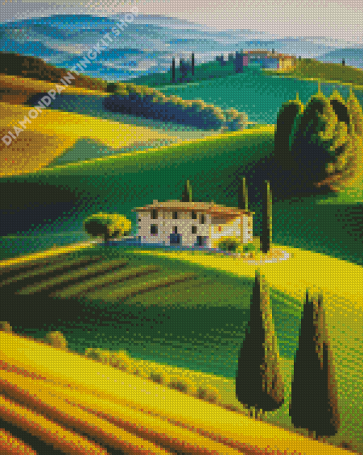 Tuscany Italy Diamond Painting