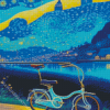 Van Gogh Style Bike Diamond Painting