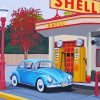 Vintage Gas Station Diamond Painting