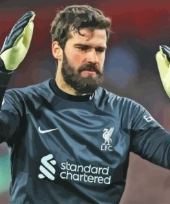 Alisson Becker Football Goalkeeper Diamond Painting