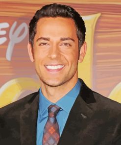 American Actor Zachary Levi Diamond Painting