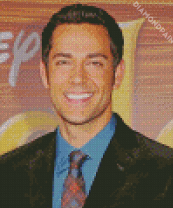 American Actor Zachary Levi Diamond Painting