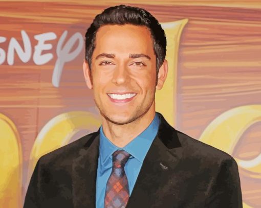 American Actor Zachary Levi Diamond Painting