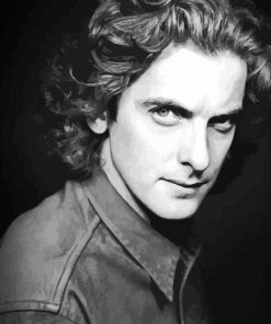 Black And White Peter Capaldi Diamond Painting