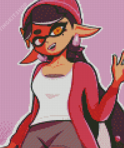 Callie Splatoon Art Diamond Painting