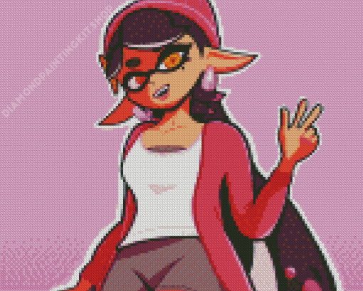 Callie Splatoon Art Diamond Painting