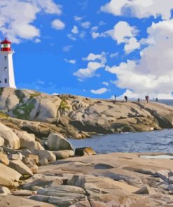 Canadian Lighthouse Diamond Painting