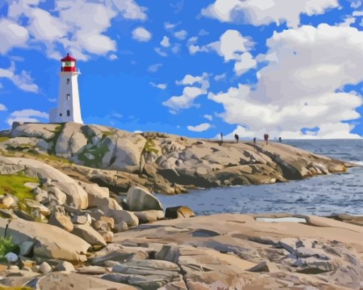 Canadian Lighthouse Diamond Painting