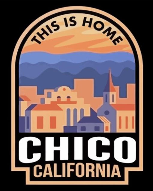 Chico California Poster Diamond Painting