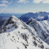 Cuillin Ridge In Snow Diamond Painting