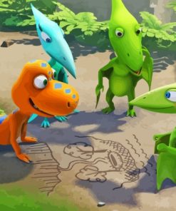 Dinosaur Train Diamond Painting