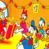 Donald And Nephews Cartoon Diamond Painting