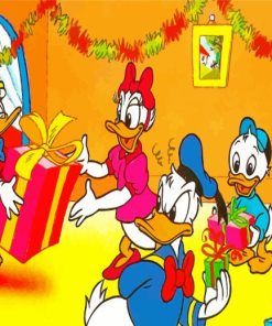 Donald And Nephews Cartoon Diamond Painting