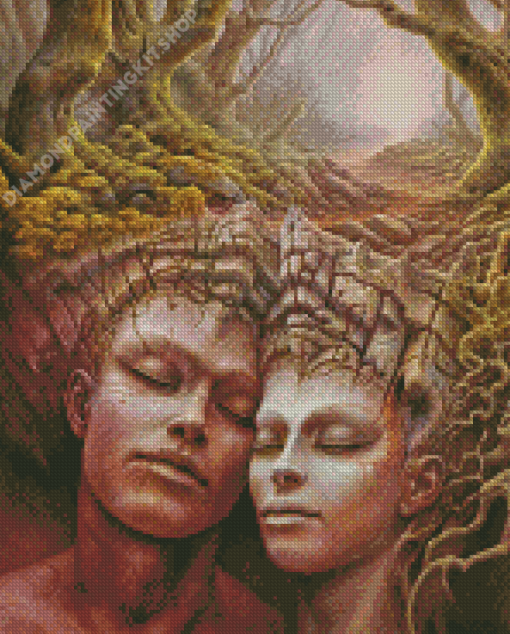 Fantasy Tree Couple Diamond Painting